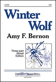 Winter Wolf Three-Part Mixed choral sheet music cover Thumbnail